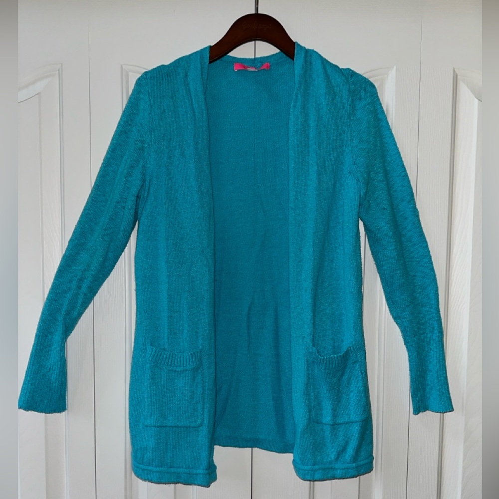 Lilly Pulitzer Breya Cardigan Bermuda Blue Size Small